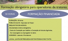 Formação obrigatória para operadores de tratores